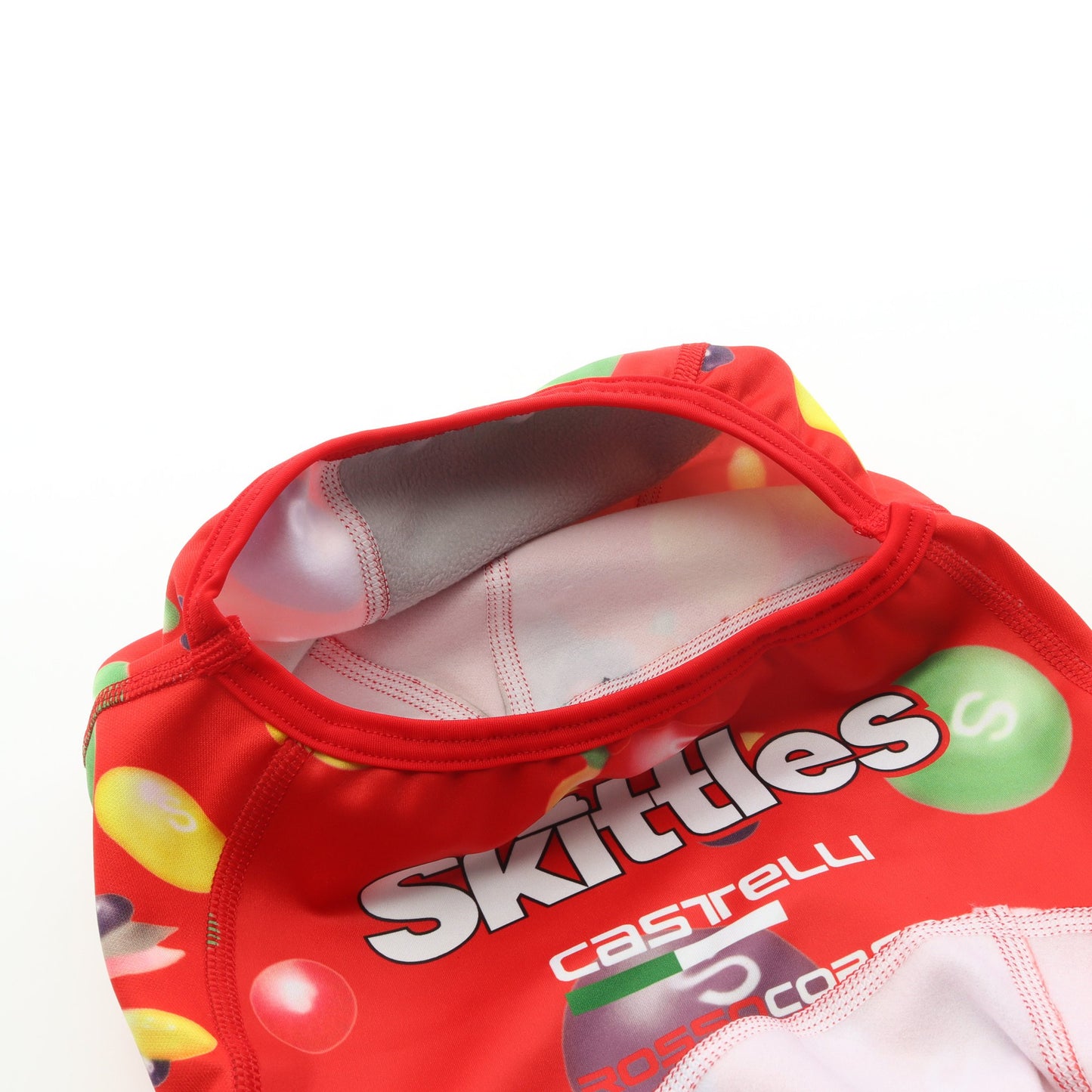 Supreme × Skittles × Castelli バラクラバ 裏起毛 帽子 レッド マルチカラー シュプリーム 財布・小物 Supreme