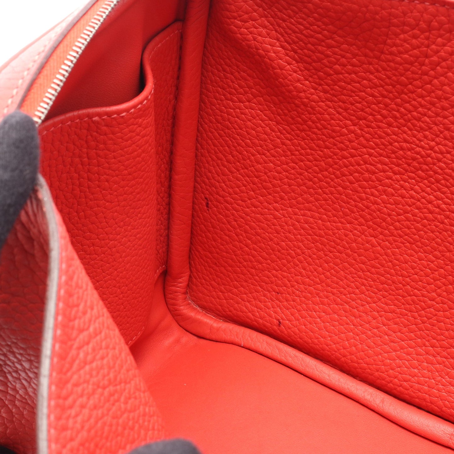 リンディ26 ショルダーバッグ トリヨンクレマンス ピンクレッド シルバー金具 T刻印 エルメス バッグ HERMES