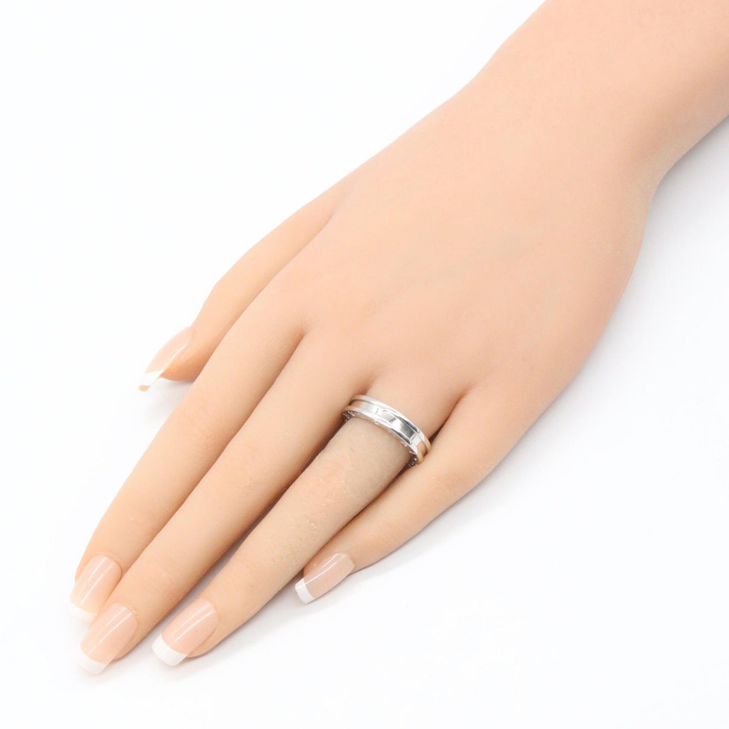 B-zero1 ビーゼロワン リング リング 指輪 K18WG ホワイトゴールド ブルガリ アクセサリー BVLGARI