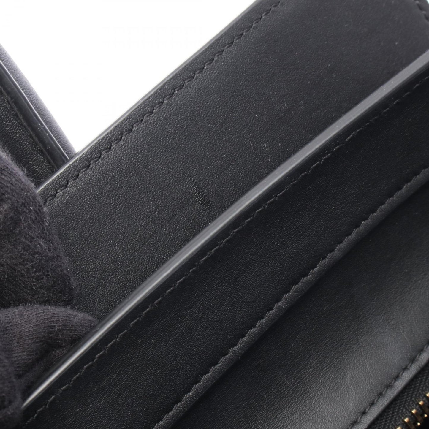 ラゲージ ミニショッパー ハンドバッグ レザー ブラック セリーヌ バッグ CELINE