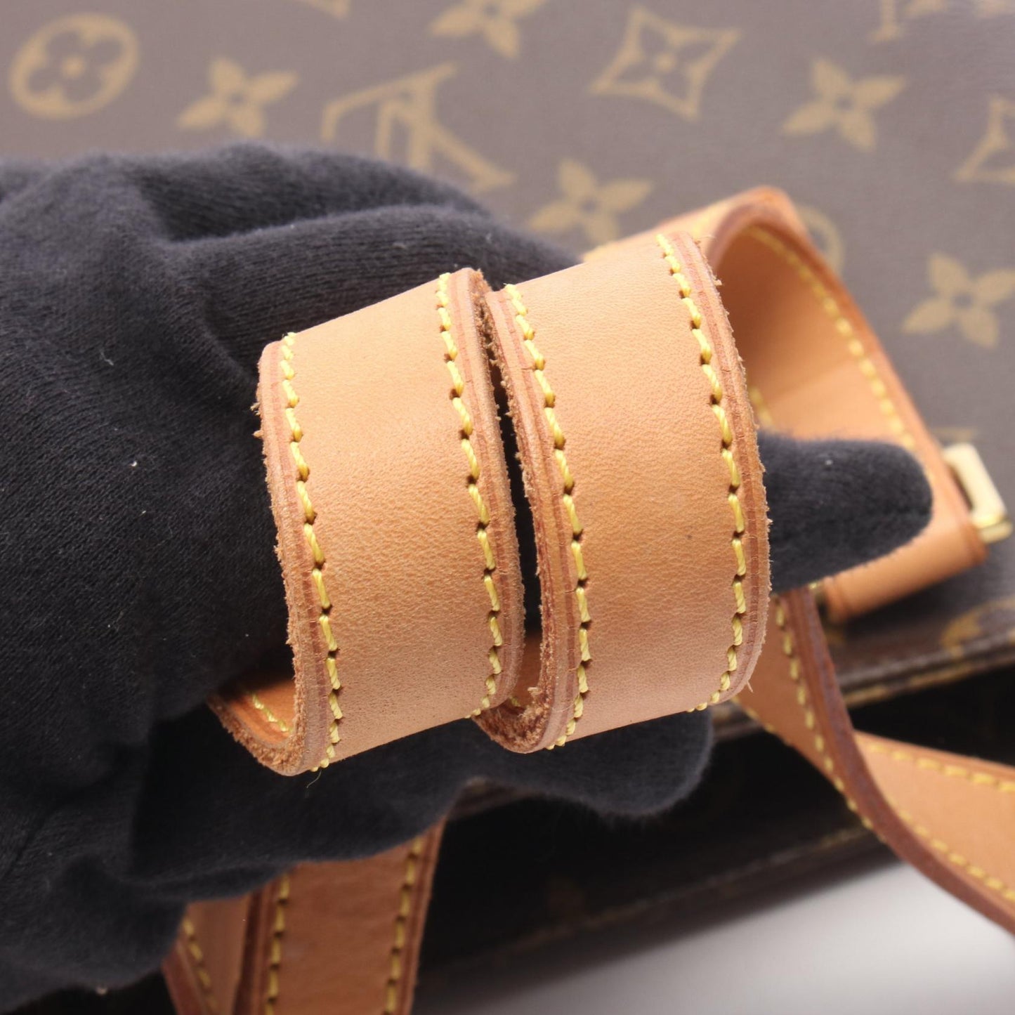 ヴァヴァンGM モノグラム ショルダーバッグ トートバッグ PVC レザー ブラウン ルイヴィトン バッグ LOUIS VUITTON