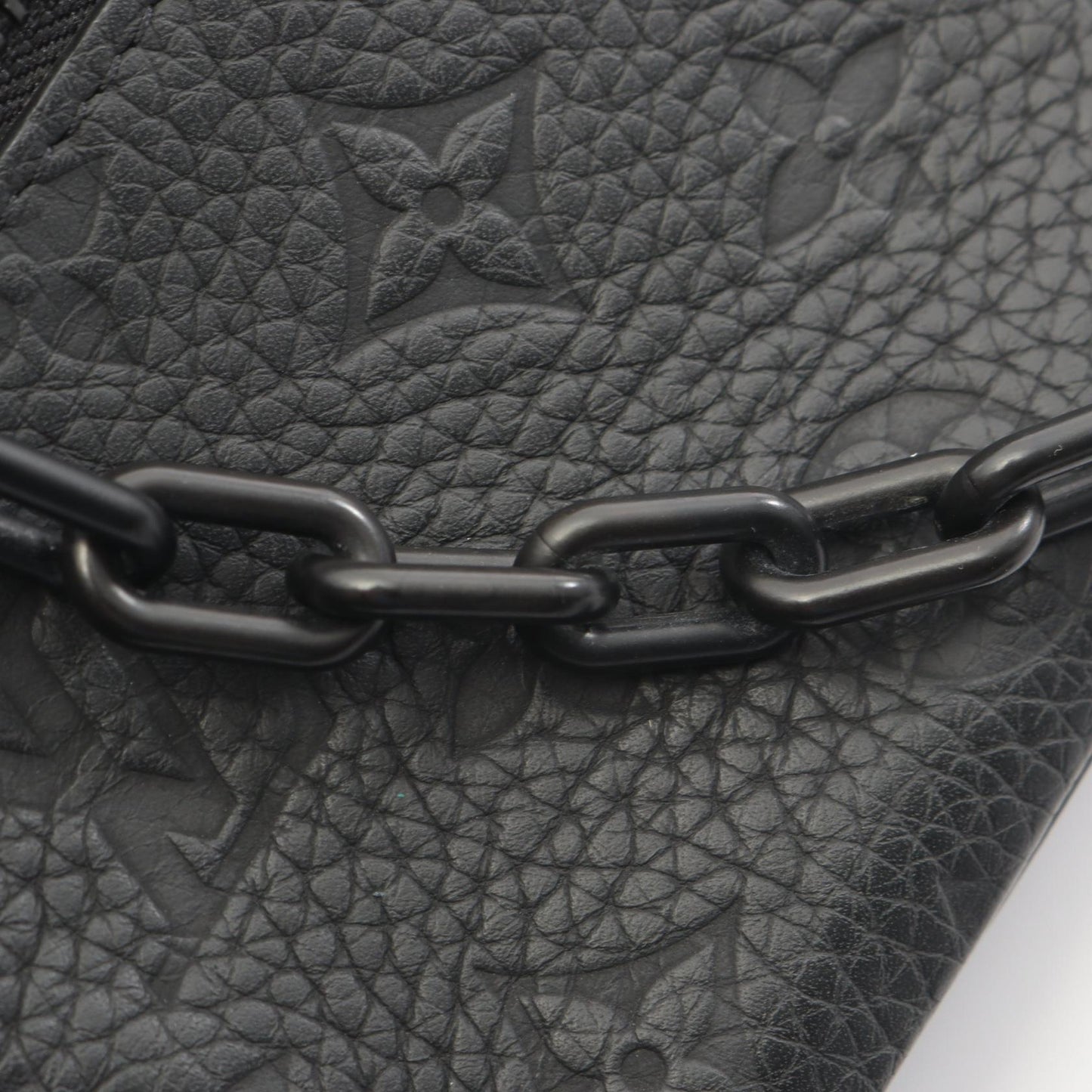 ポシェットヴォルガ モノグラムトリヨン クラッチバッグ セカンドバッグ レザー ブラック ルイヴィトン バッグ LOUIS VUITTON
