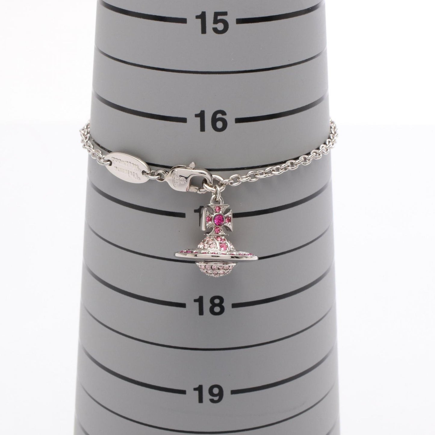 KIKA ORB ブレスレット ラインストーン シルバー ピンク ヴィヴィアンウエストウッド アクセサリー Vivienne Westwood