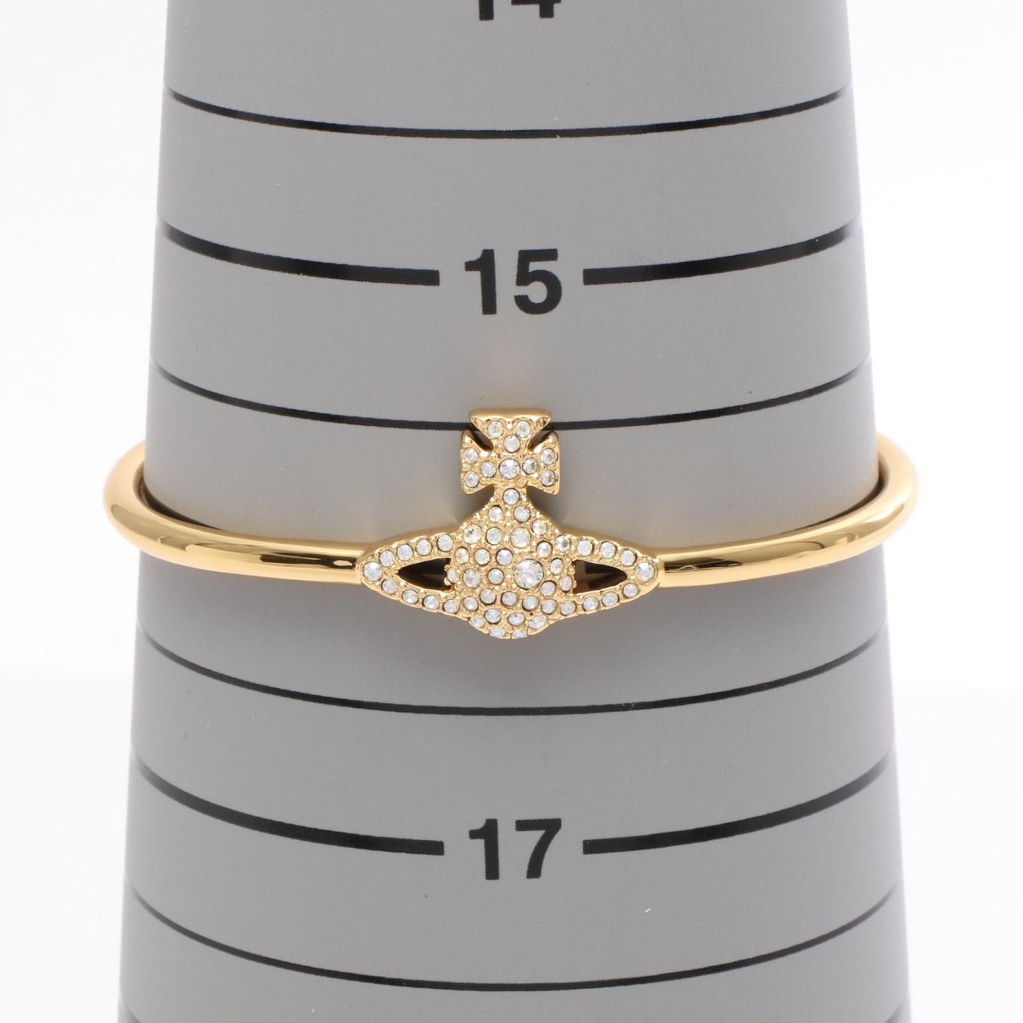 GRACE BAS RELIEF バングル GP ラインストーン ゴールド クリア ヴィヴィアンウエストウッド アクセサリー Vivienne Westwood