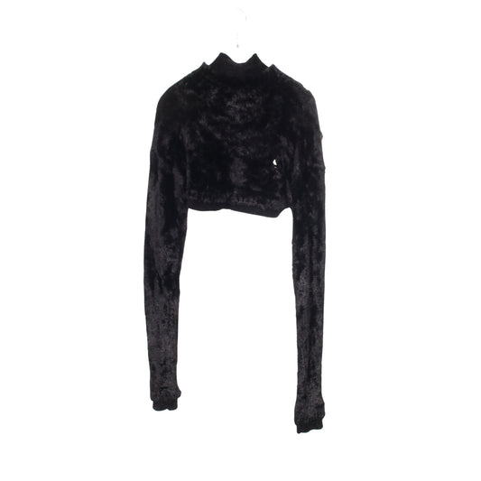 Layered Cropped Knit Cardigan カーディガン レーヨン ナイロン ブラック メゾンミハラヤスヒロ