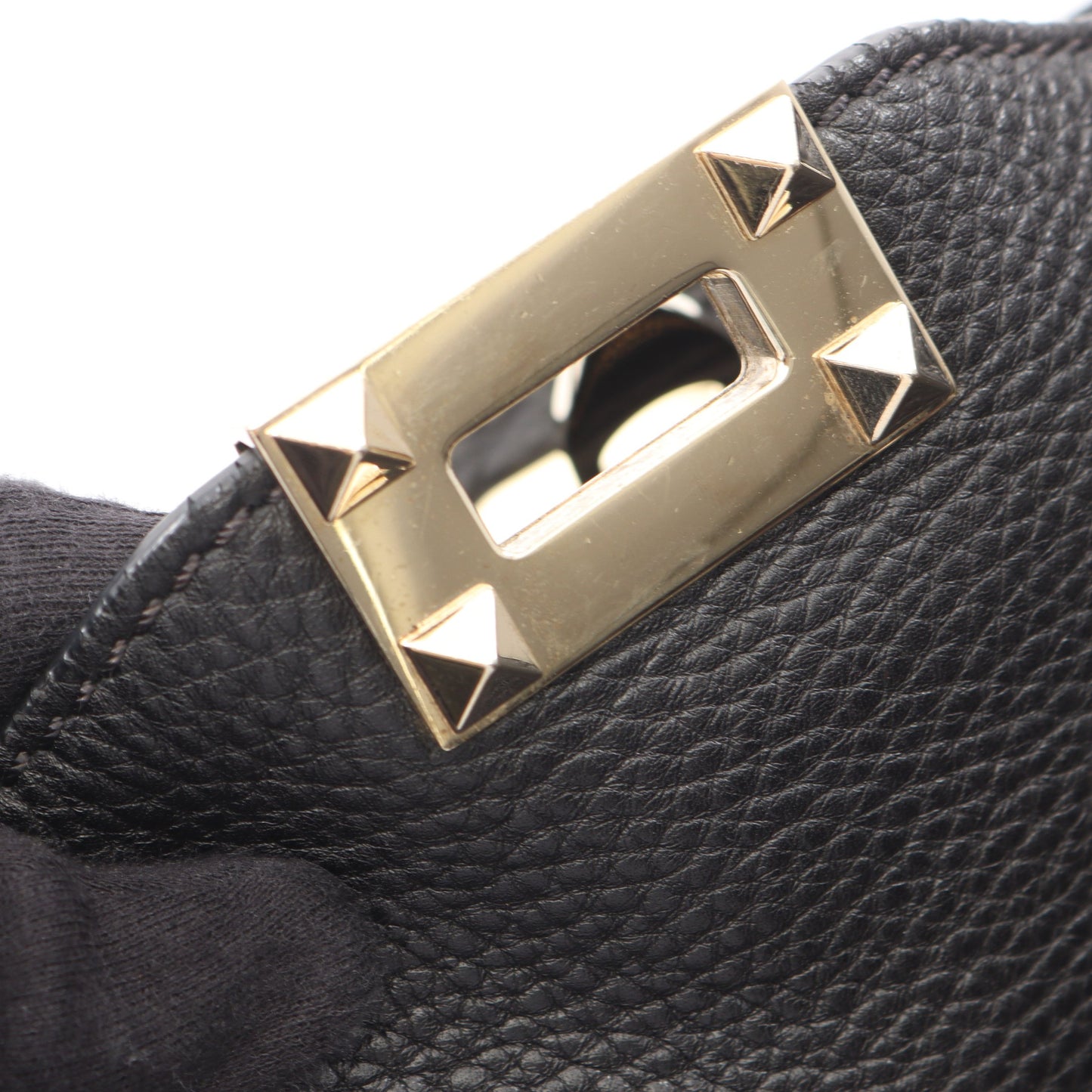 ロックスタッズ 2WAY ハンドバッグ トートバッグ レザー ブラック ヴァレンティノガラヴァーニ バッグ VALENTINO GARAVANI
