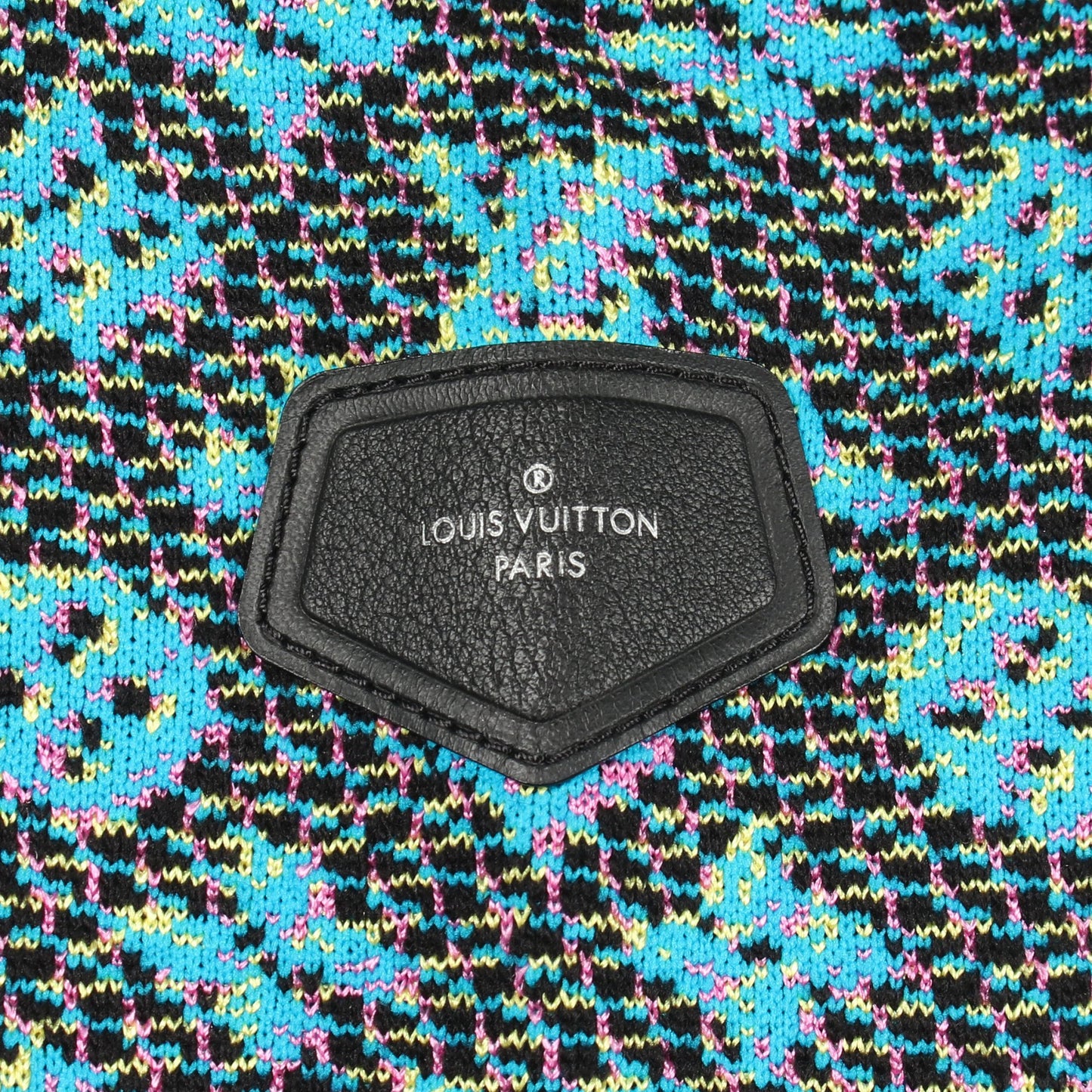モノグラム ジップアップ ジャケット ウール ナイロン シルク ブラック ブルー マルチカラー ルイヴィトン アウター LOUIS VUITTON