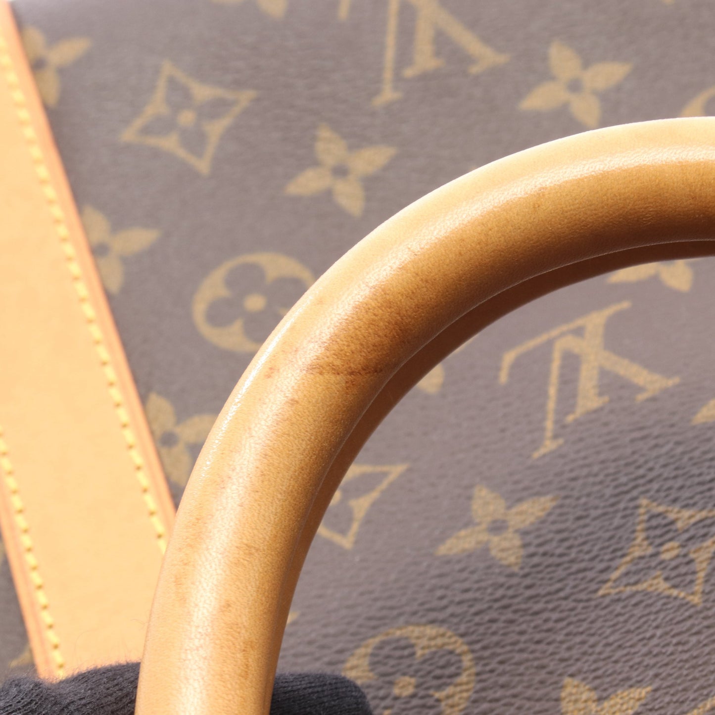 キーポル バンドリエール60 モノグラム ボストンバッグ PVC レザー ブラウン ルイヴィトン バッグ LOUIS VUITTON