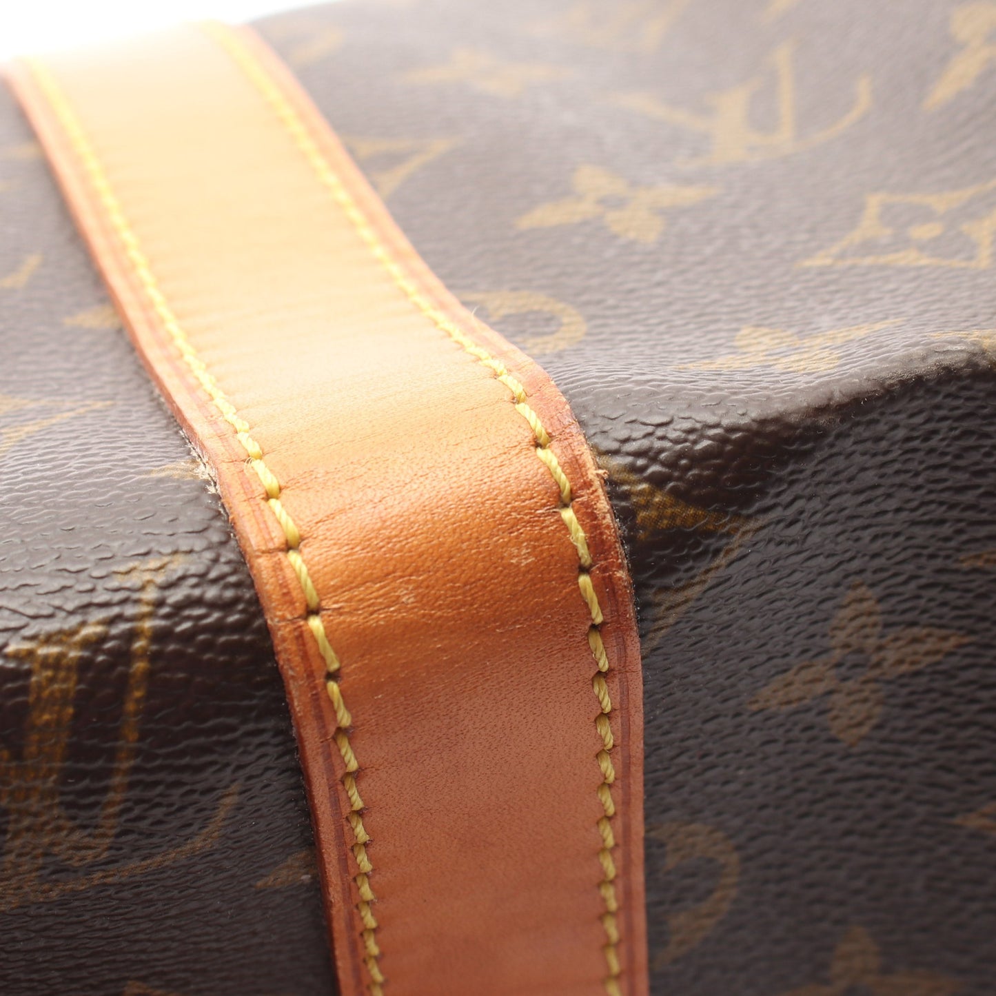 キーポル50 モノグラム ボストンバッグ PVC レザー ブラウン ルイヴィトン バッグ LOUIS VUITTON