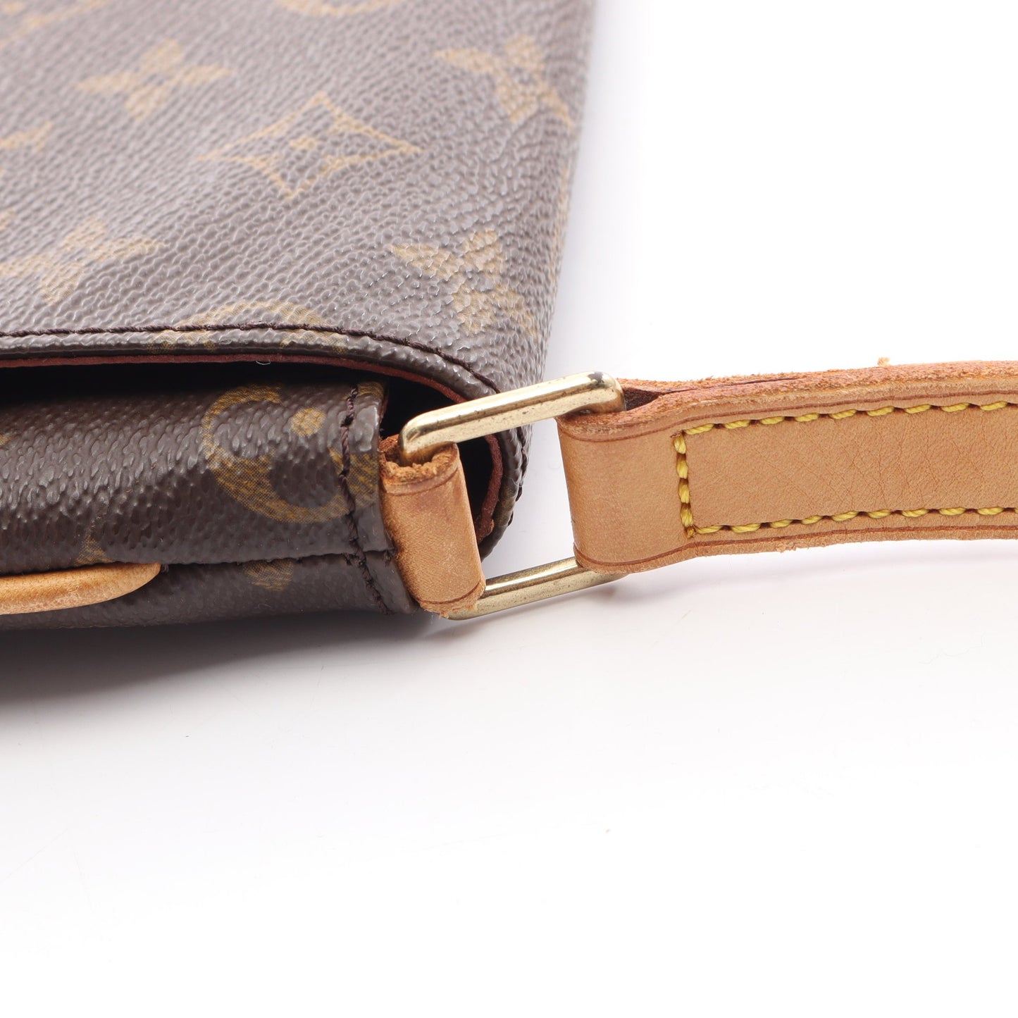ミュゼットタンゴ ショートストラップ モノグラム ショルダーバッグ PVC レザー ブラウン ルイヴィトン バッグ LOUIS VUITTON
