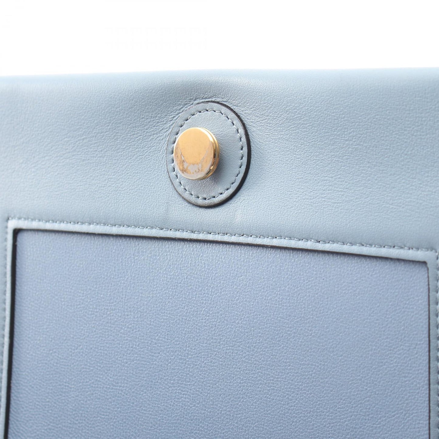 フレーム ミディアム ショルダーバッグ レザー グレーベージュ ブルーグレー セリーヌ バッグ CELINE