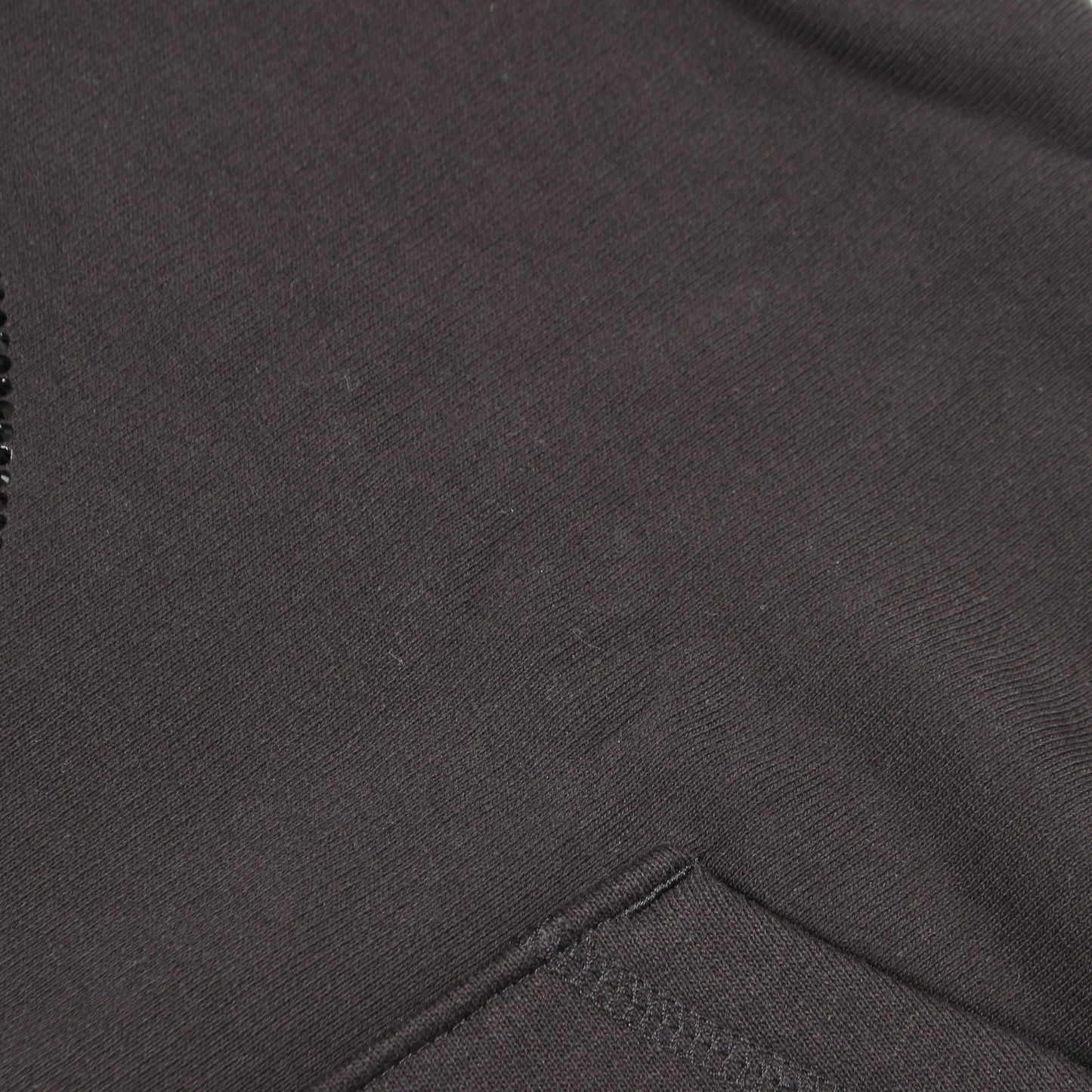 GENIUS 2 MONCLER 1952 プルオーバーパーカー コットン ラインストーン ブラック モンクレール