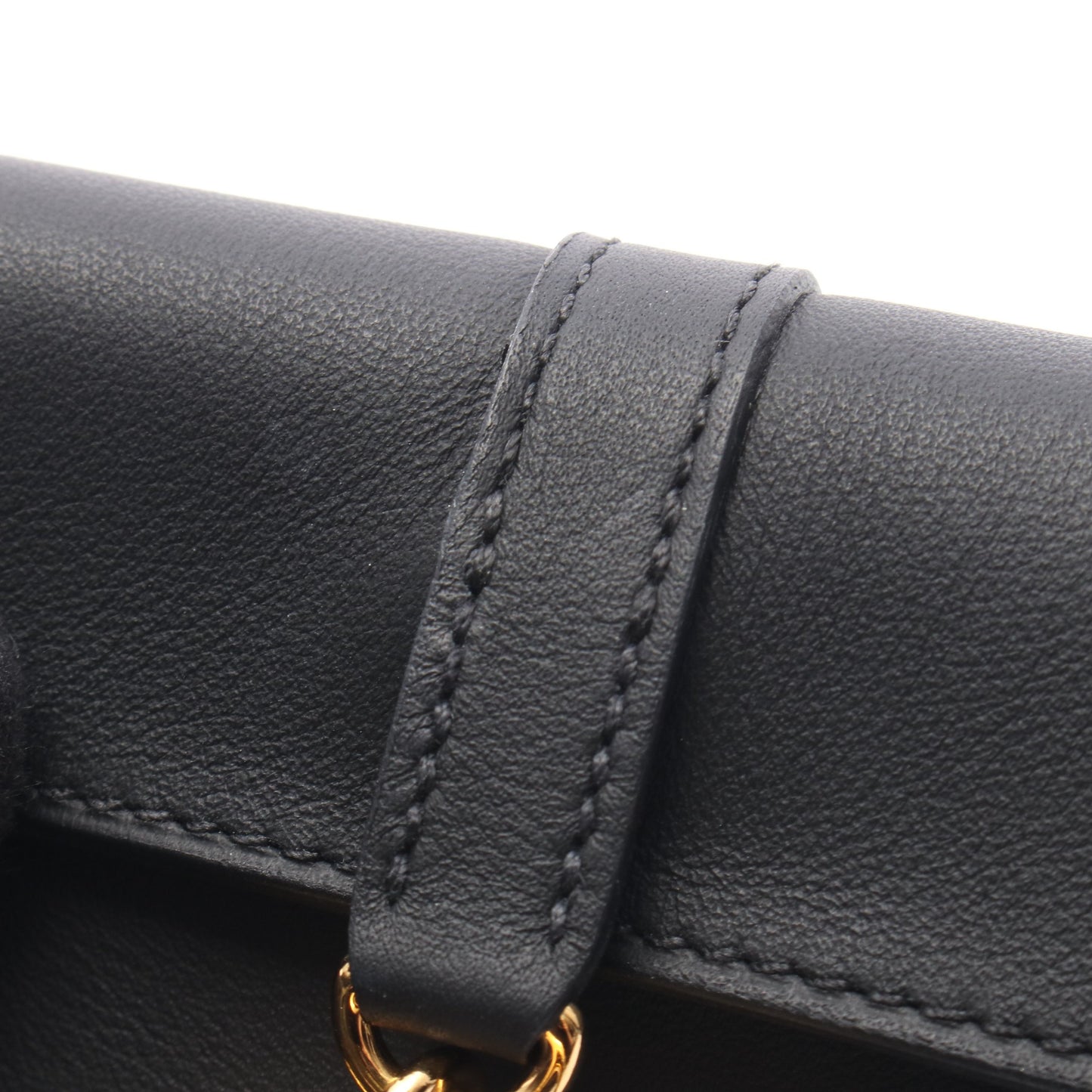 グレナン コンパクト コインケース ヴォースイフト ブラック ゴールド金具 K刻印 エルメス 財布・小物 HERMES