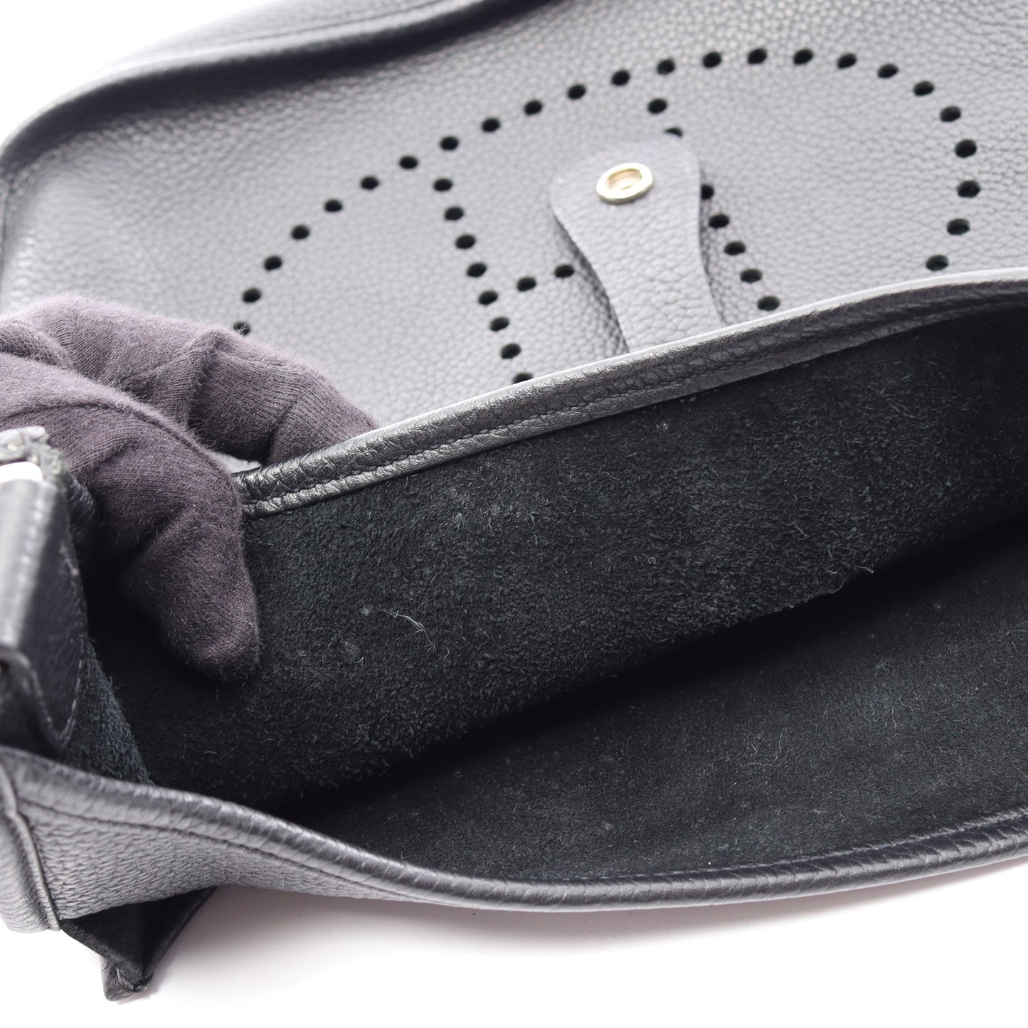 エヴリン 3 トロワ GM ショルダーバッグ トリヨンクレマンス ブラック シルバー金具 □N刻印 エルメス バッグ HERMES