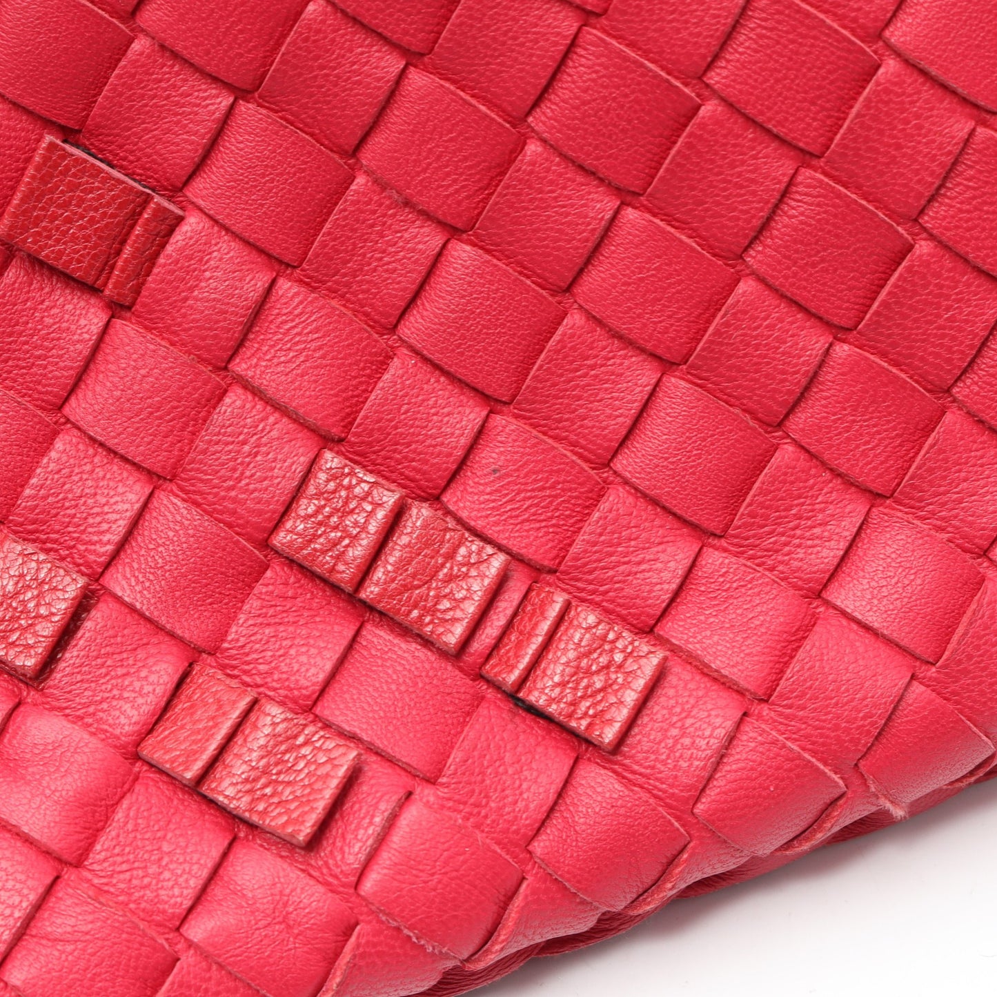 イントレチャート ホーボー ハンドバッグ レザー ピンクパープル レッド ボッテガヴェネタ バッグ BOTTEGA VENETA