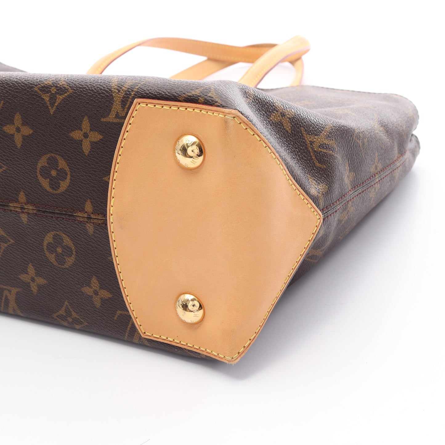 ウィルシャーMM モノグラム ショルダーバッグ トートバッグ PVC レザー ブラウン ルイヴィトン バッグ LOUIS VUITTON