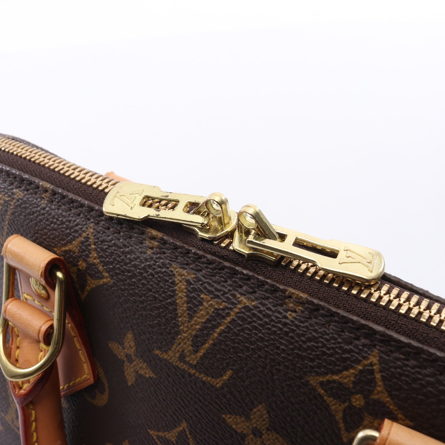 アルマPM モノグラム ハンドバッグ PVC レザー ブラウン ルイヴィトン バッグ LOUIS VUITTON