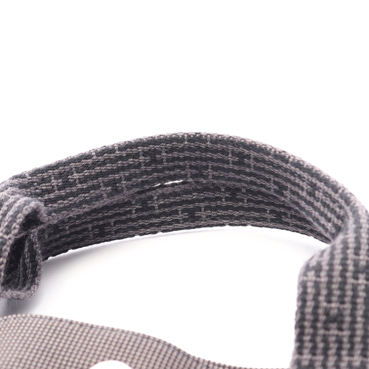 エールラインMM ハンドバッグ トートバッグ ナイロンキャンバス ダークグレー シルバー金具 エルメス バッグ HERMES