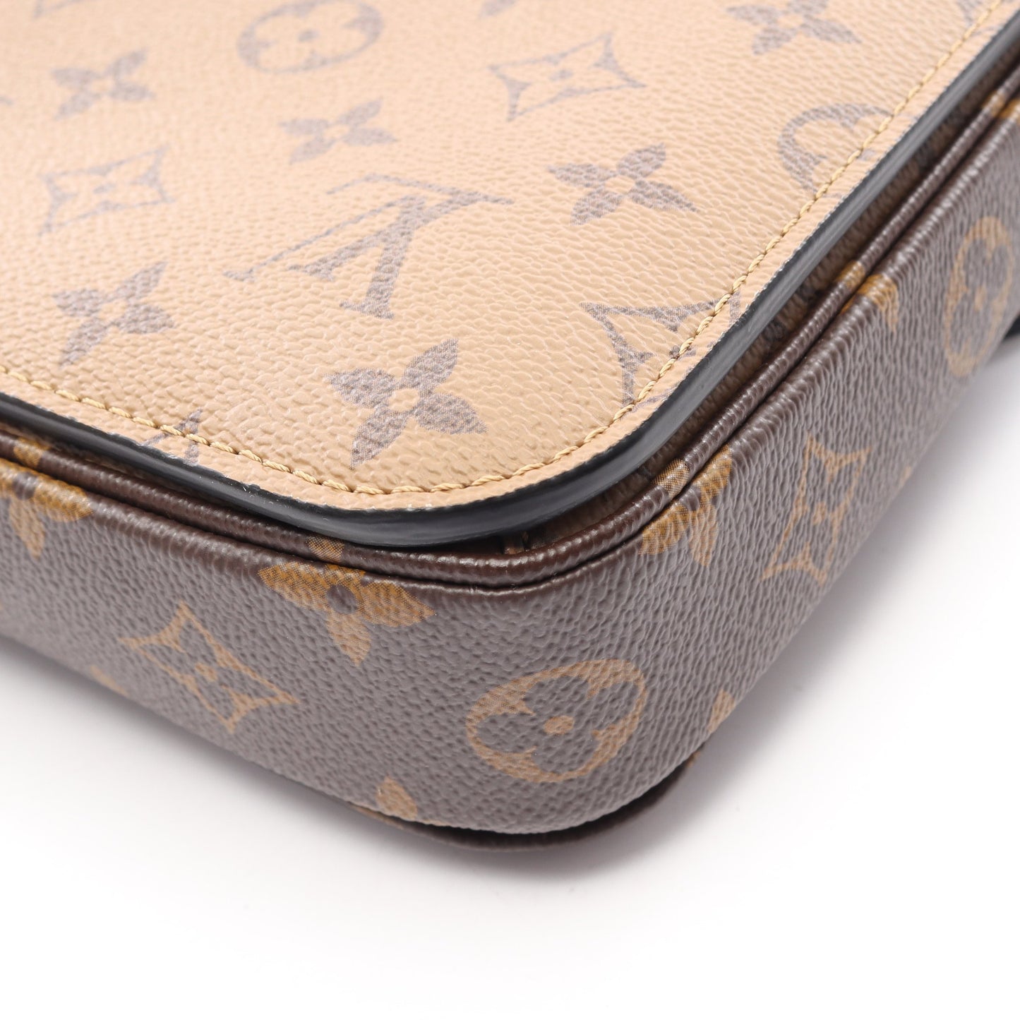 ポシェット メティス MM モノグラムリバース 2WAY ハンドバッグ PVC レザー ブラウン ブラック ルイヴィトン バッグ LOUIS VUITTON