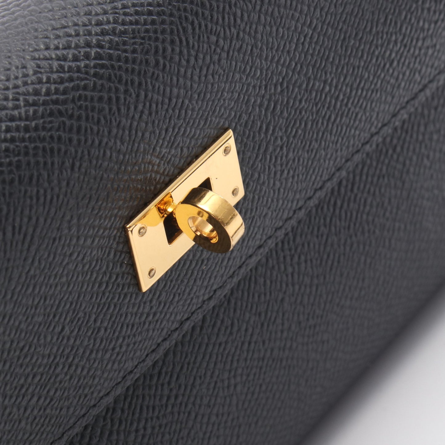 ケリートゥーゴー ショルダーウォレット ヴォーエプソン ブラック ゴールド金具 B刻印 エルメス バッグ HERMES