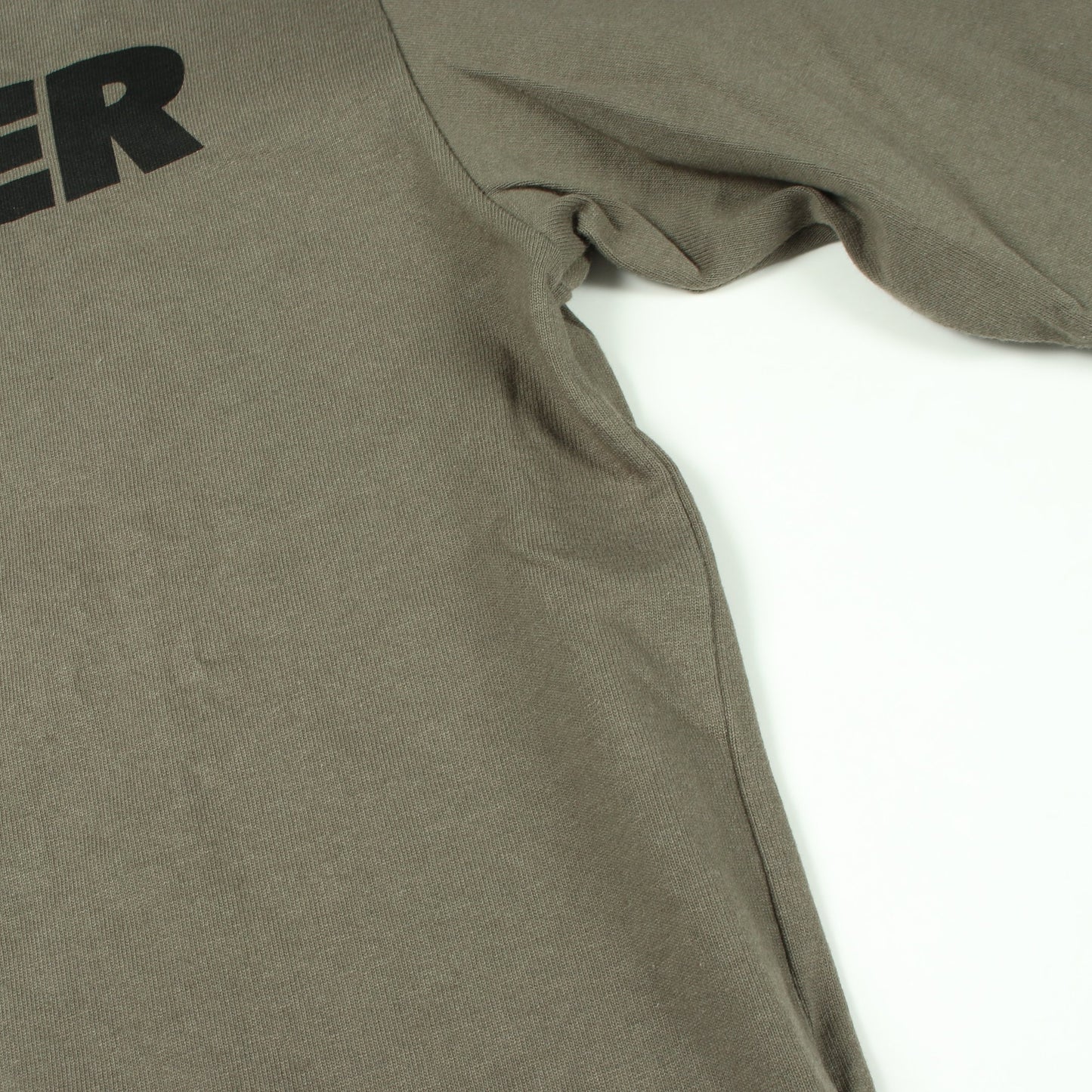 ロゴ 長袖Tシャツ コットン グレーグリーン ジルサンダー