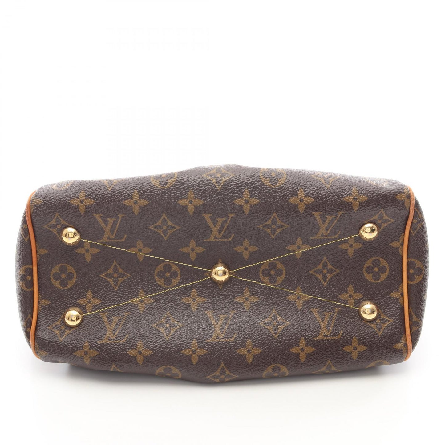 ティヴォリPM モノグラム ハンドバッグ PVC レザー ブラウン ルイヴィトン バッグ LOUIS VUITTON