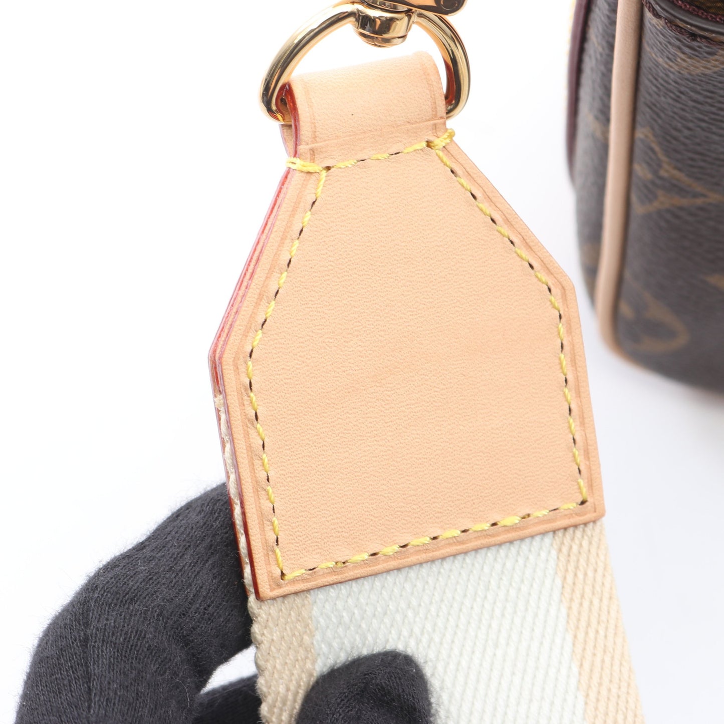 ヴィヴァシテ モノグラム ワンショルダーバッグ PVC レザー ブラウン ルイヴィトン バッグ LOUIS VUITTON