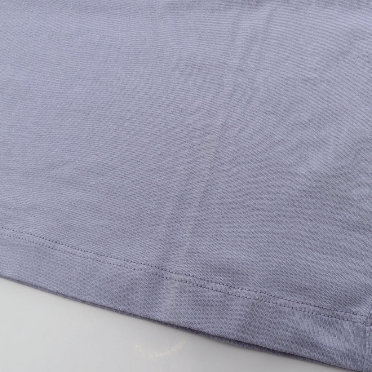 ロゴ クルーネック 半袖Tシャツ コットン パープル ジョルジオアルマーニ