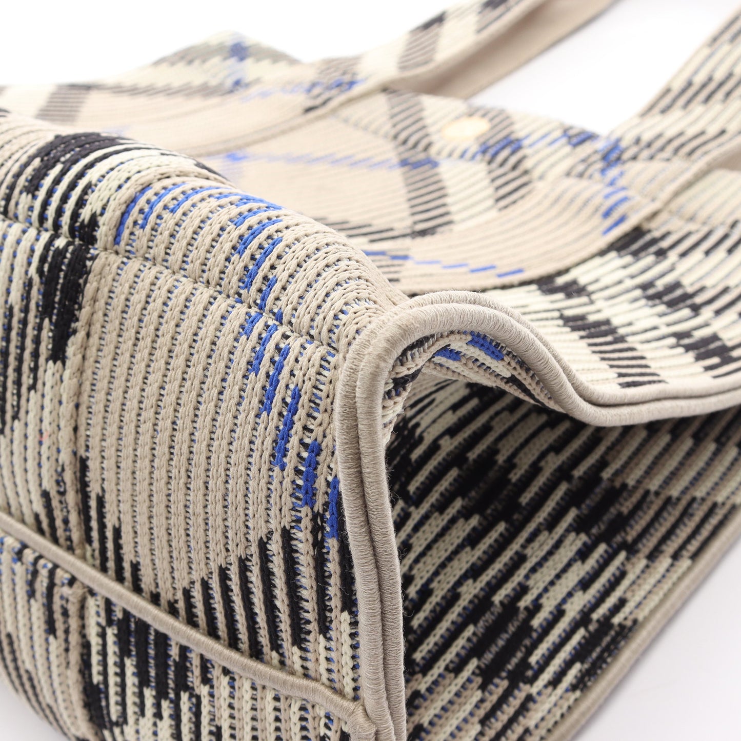 トートバッグ ショルダーバッグ トートバッグ ファブリック グレー マルチカラー バーバリー バッグ BURBERRY