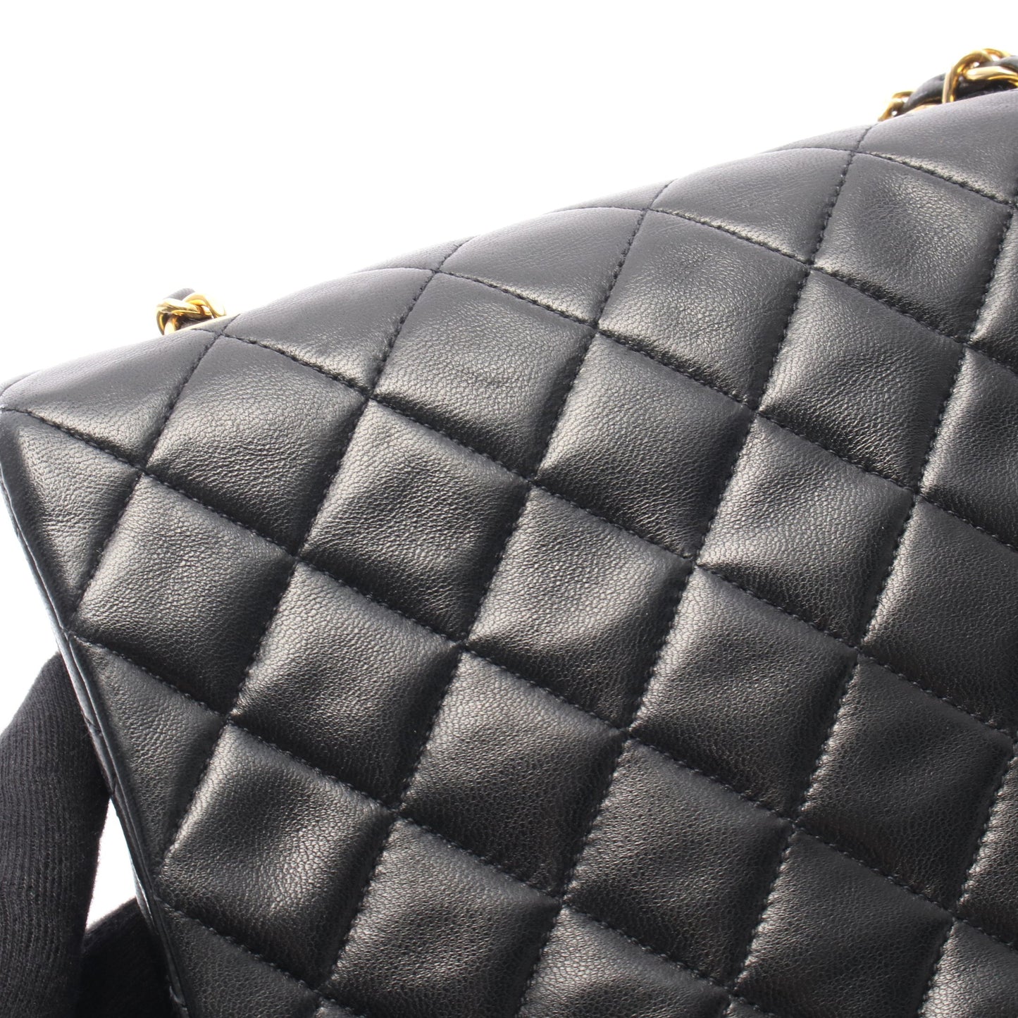 ミニマトラッセ20 チェーンショルダーバッグ ラムスキン ブラック ゴールド金具 ヴィンテージ シャネル バッグ CHANEL