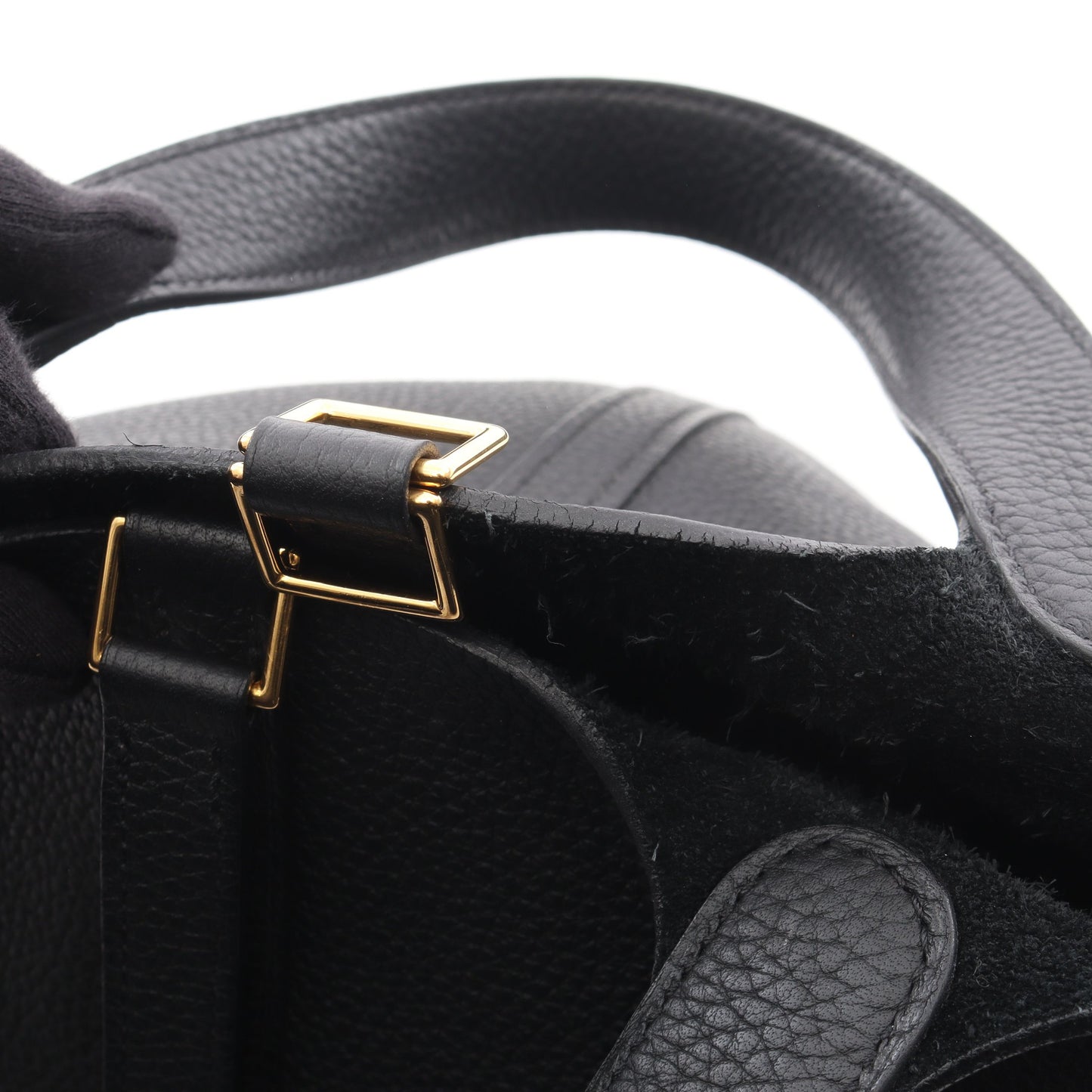 ピコタンロックPM ハンドバッグ トリヨンクレマンス ブラック ゴールド金具 C刻印 エルメス