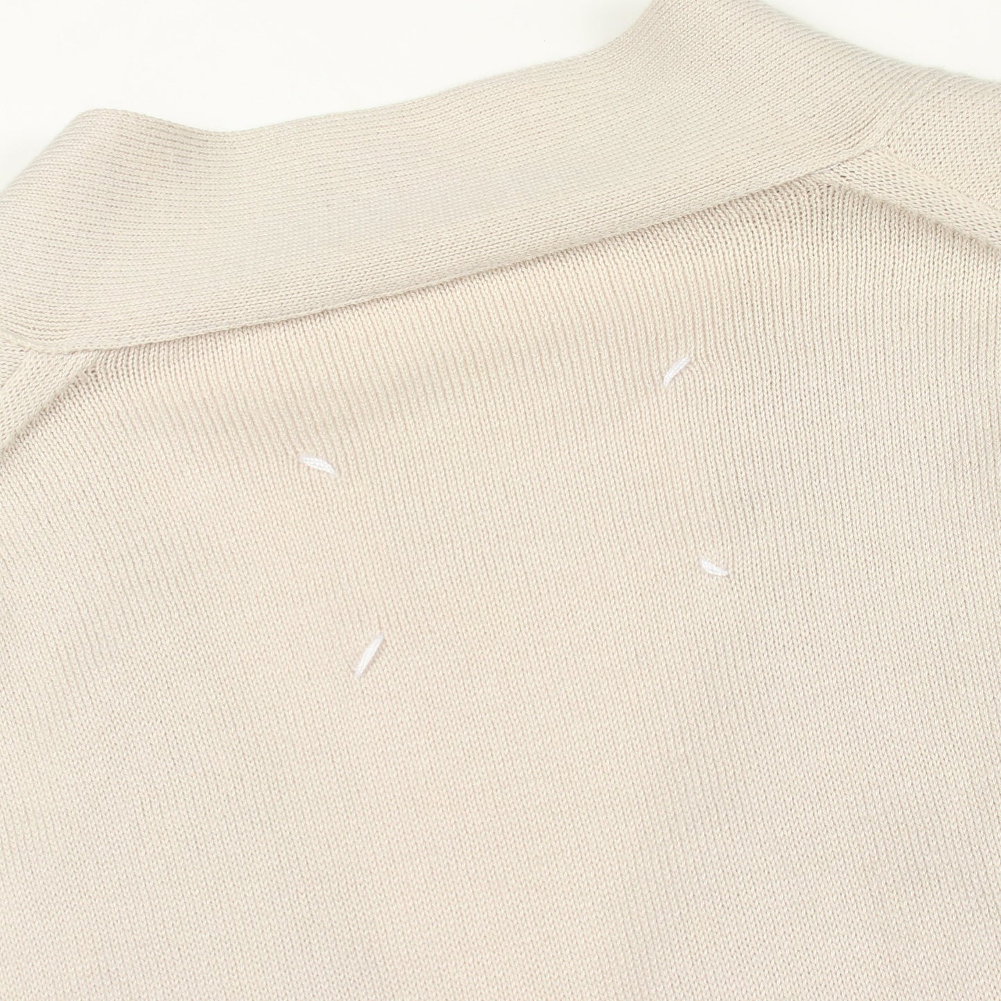Vネック カーディガン コットン ライトグレー メゾンマルジェラ10 トップス Maison Margiela 10