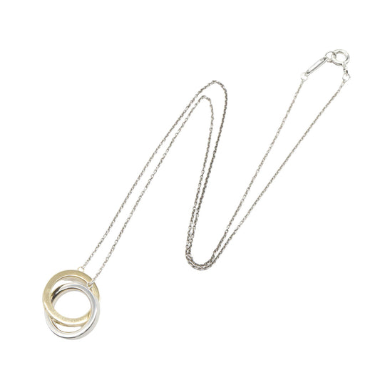 Wリング ネックレス ネックレス K18YG SV925 イエローゴールド シルバー ティファニー アクセサリー TIFFANY & Co.