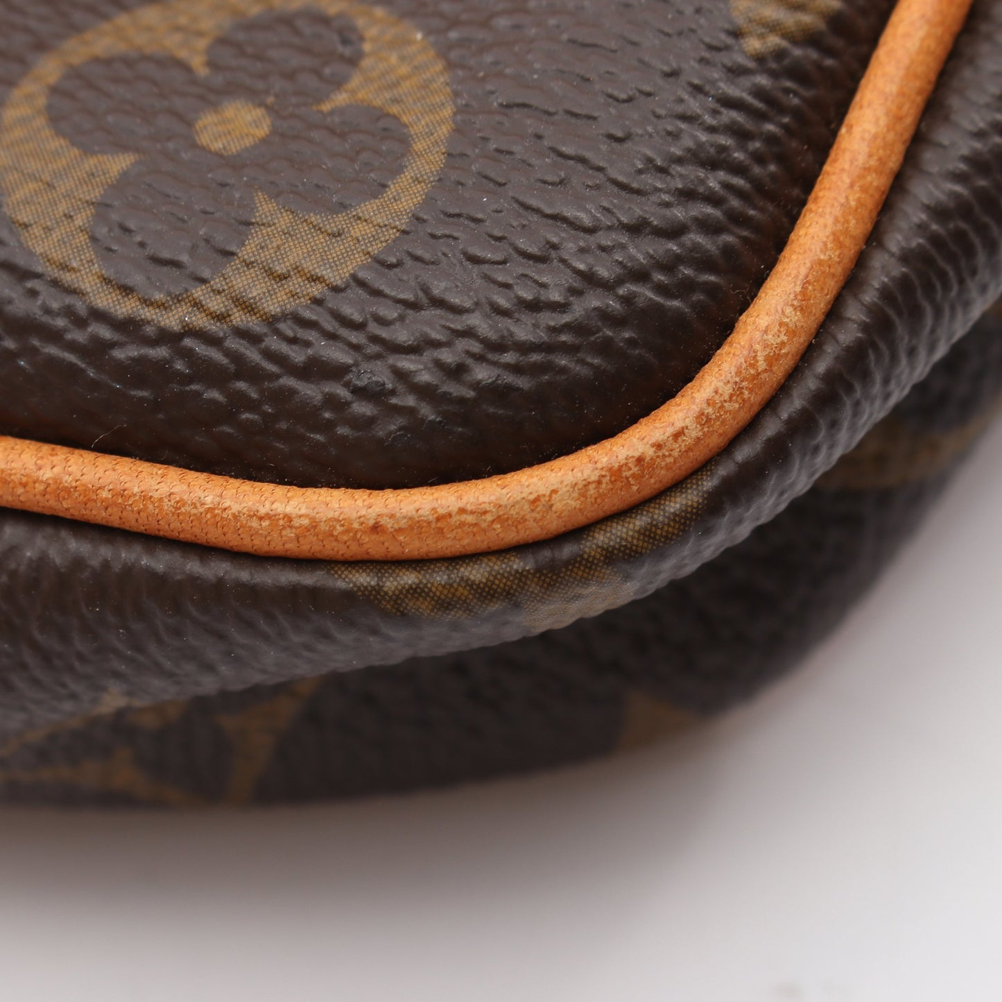 リヴェット ポシェット アクセソワール モノグラム ハンドバッグ PVC レザー ブラウン ルイヴィトン バッグ LOUIS VUITTON