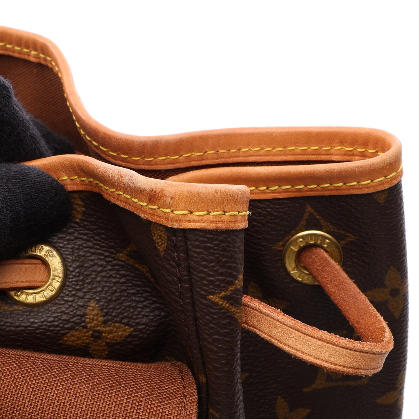 モンスリGM モノグラム バックパック リュックサック PVC レザー ブラウン ルイヴィトン バッグ LOUIS VUITTON