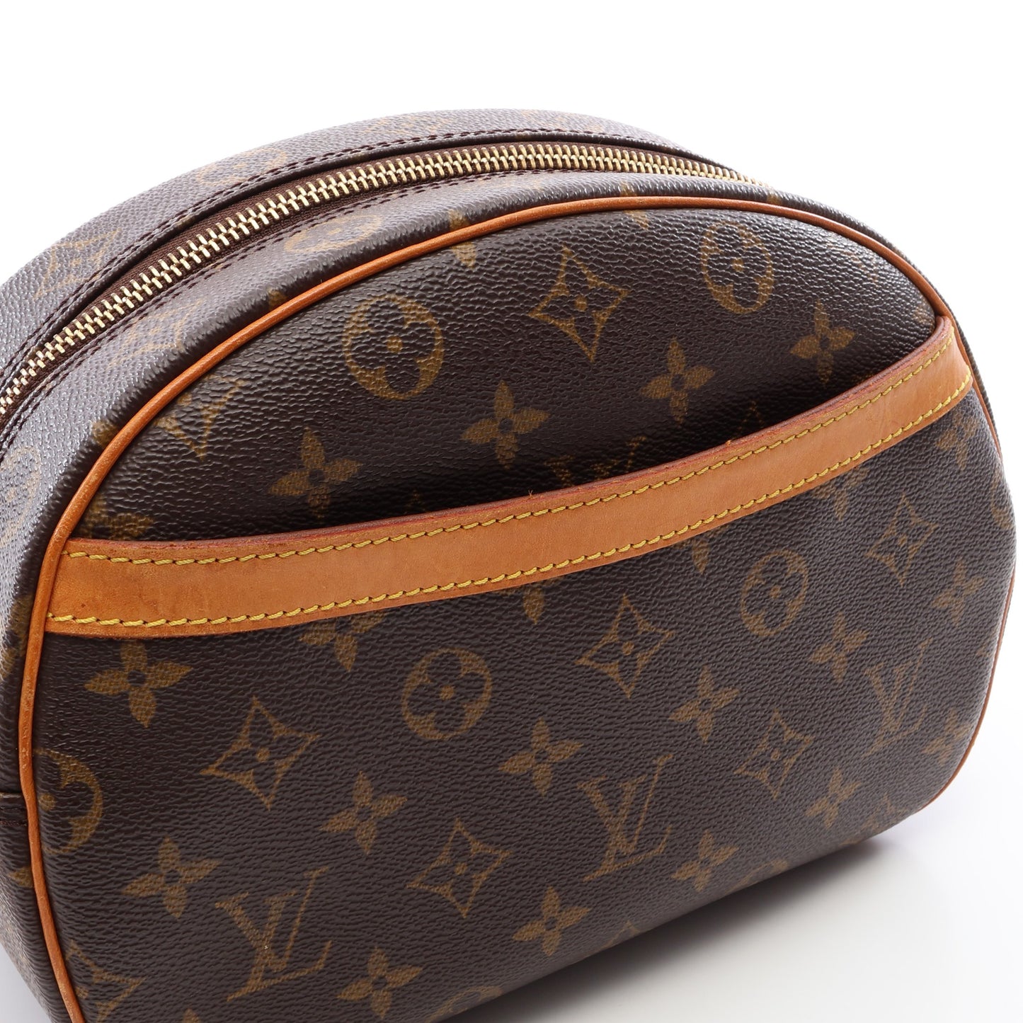 ブロワ モノグラム ショルダーバッグ PVC レザー ブラウン ルイヴィトン バッグ LOUIS VUITTON
