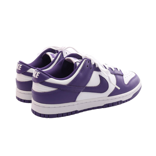 DUNK LOW RETRO ローカットスニーカー レザー パープル ホワイト ナイキ