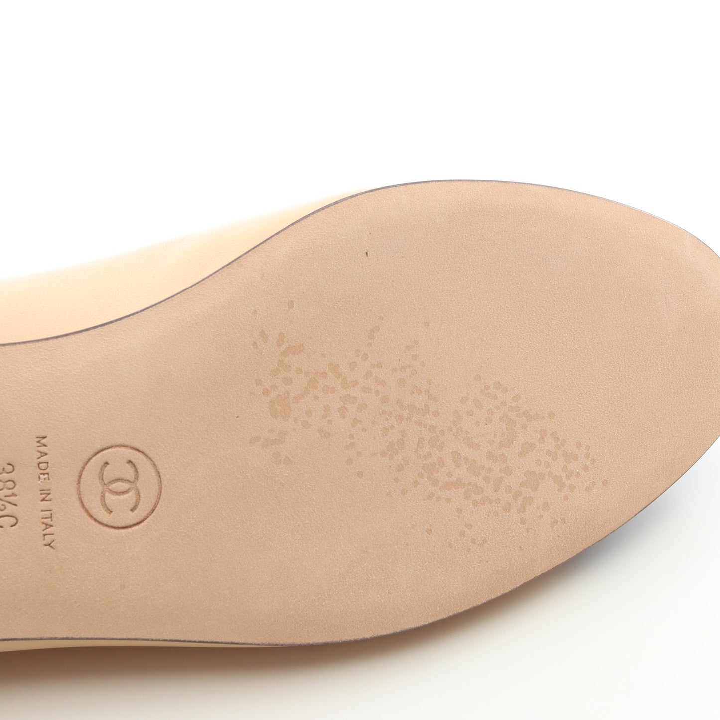 BALLERINA バレリーナ ココマーク バレエシューズ レザー ベージュ ブラック シャネル シューズ CHANEL