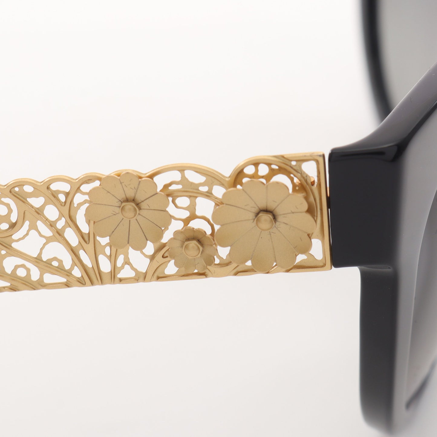 フラワー装飾 グラデーションレンズ サングラス GP ブラック ゴールド ドルチェアンドガッバーナ 財布・小物 DOLCE&GABBANA
