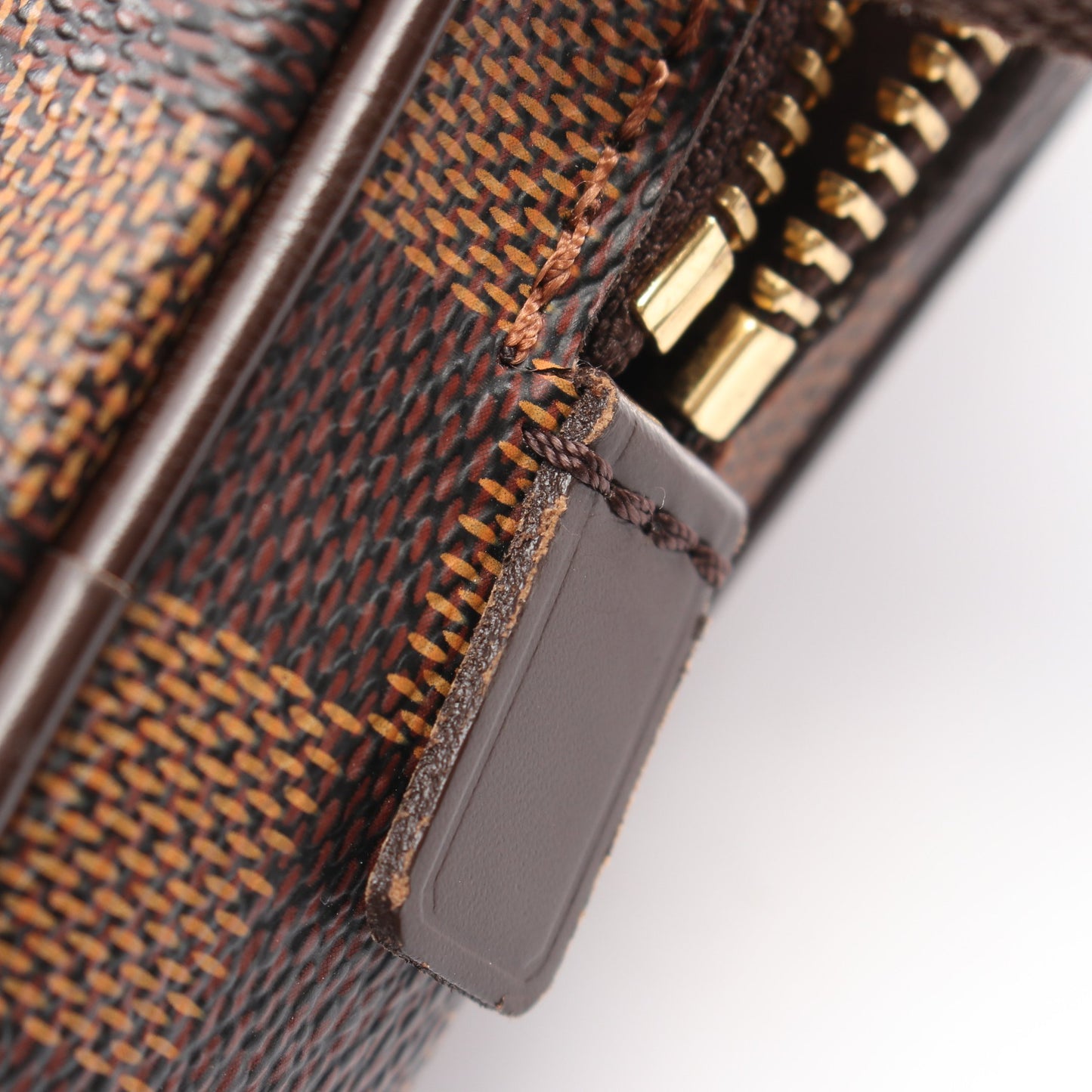 バムバッグ ブルックリン ダミエエベヌ ボディバッグ PVC レザー ブラウン ルイヴィトン バッグ LOUIS VUITTON