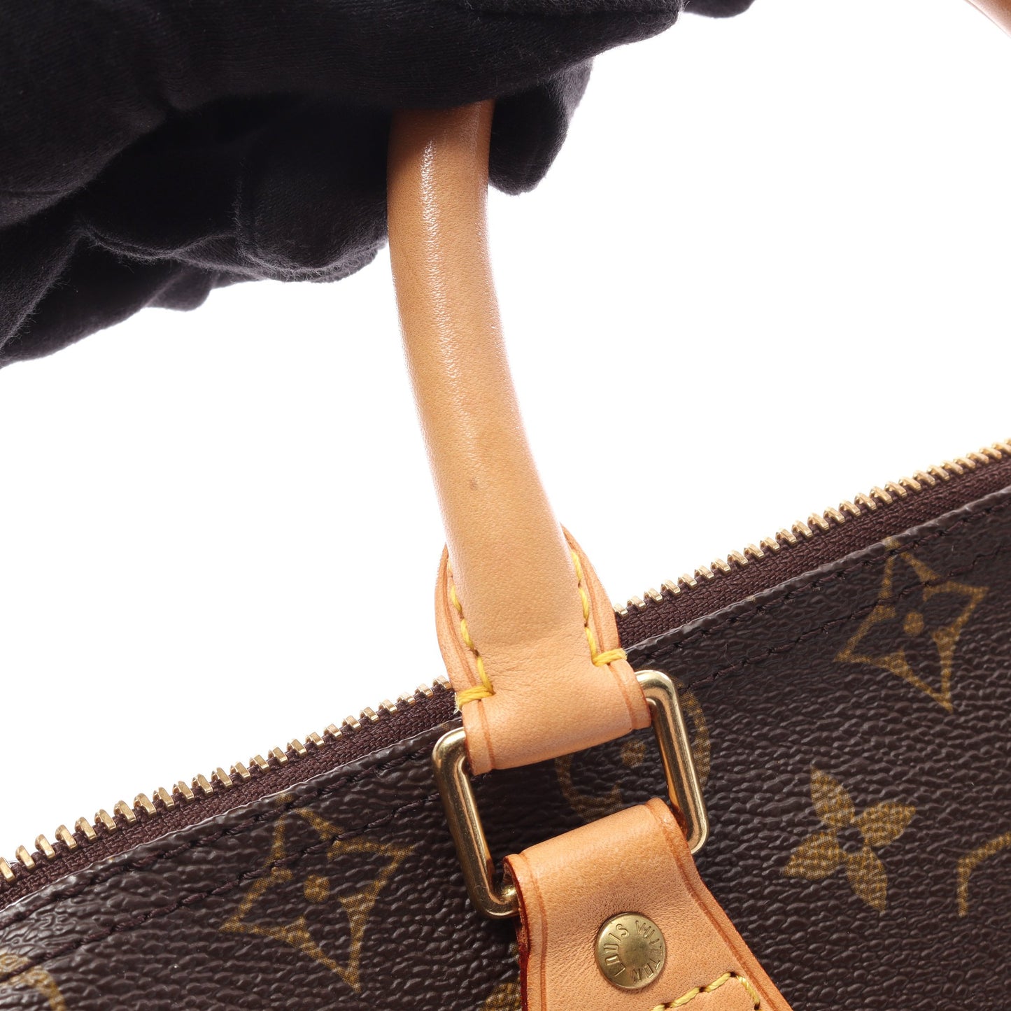 スピーディ25 モノグラム ハンドバッグ PVC レザー ブラウン ルイヴィトン バッグ LOUIS VUITTON