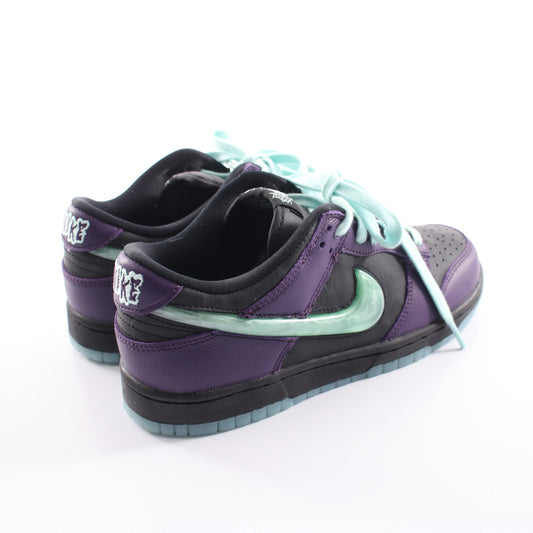 DUNK LOW RETRO LTD HWN スニーカー レザー ブラック パープル ターコイズブルー ナイキ