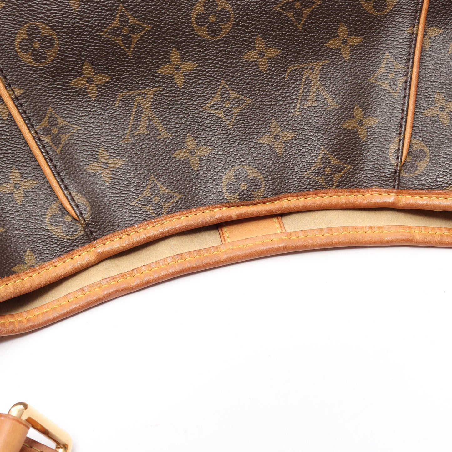 ガリエラGM モノグラム ショルダーバッグ PVC レザー ブラウン ルイヴィトン バッグ LOUIS VUITTON