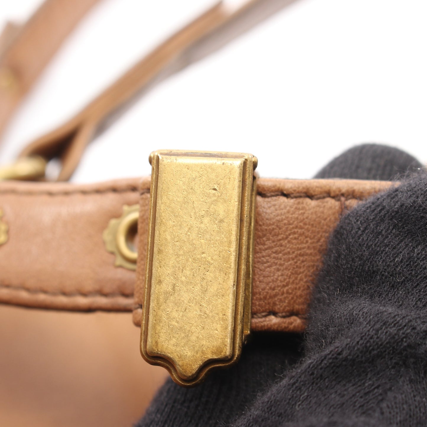 イントレチャート ハンドバッグ レザー ブラウン ボッテガヴェネタ バッグ BOTTEGA VENETA