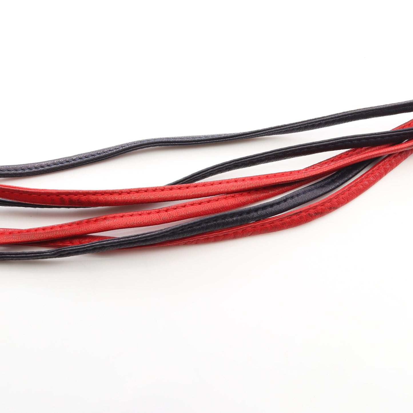 ダイヤステッチ ショルダーバッグ ラムスキン ネイビー レッド ゴールド金具 シャネル バッグ CHANEL