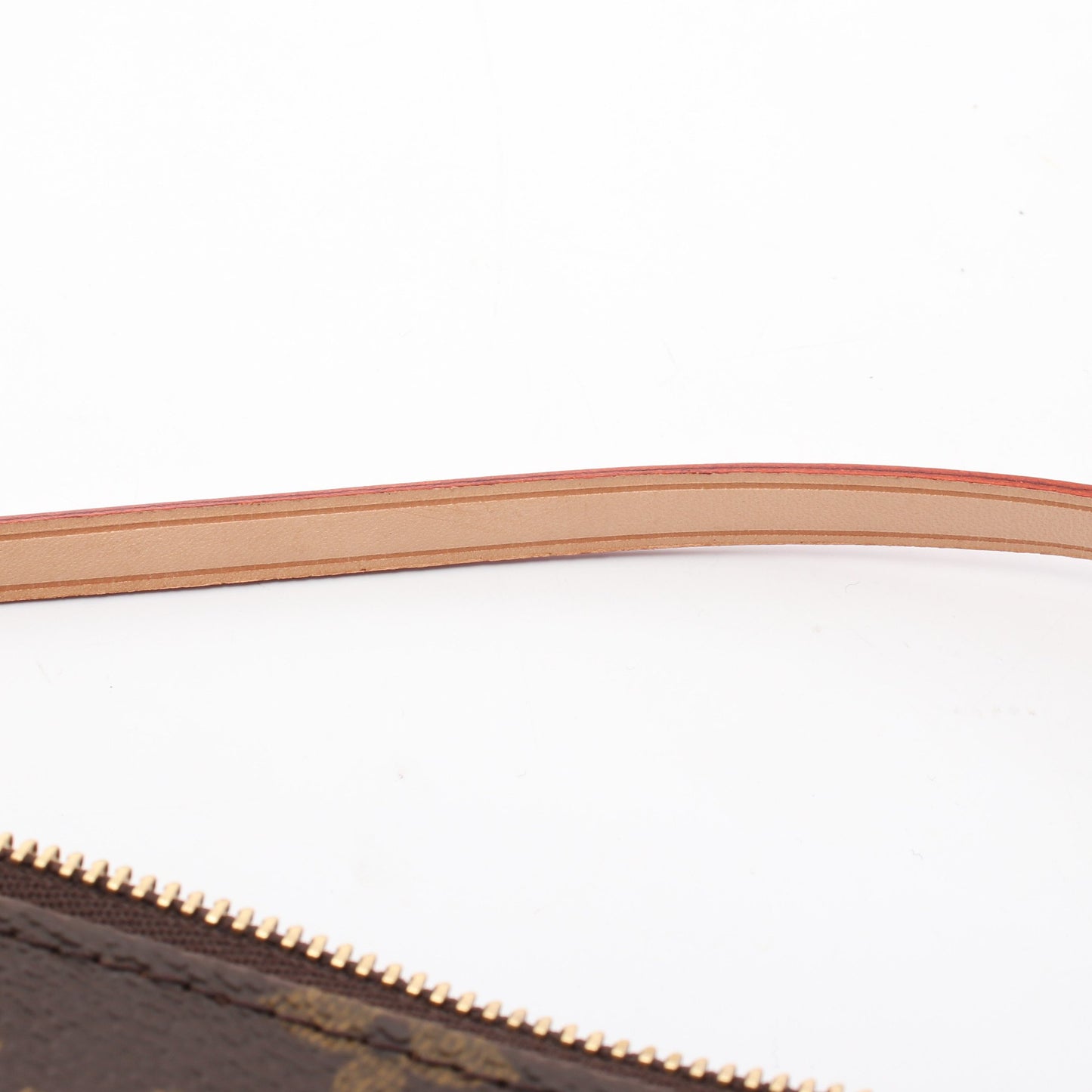 ポシェットアクセソワール モノグラム ハンドバッグ PVC レザー ブラウン ルイヴィトン バッグ LOUIS VUITTON