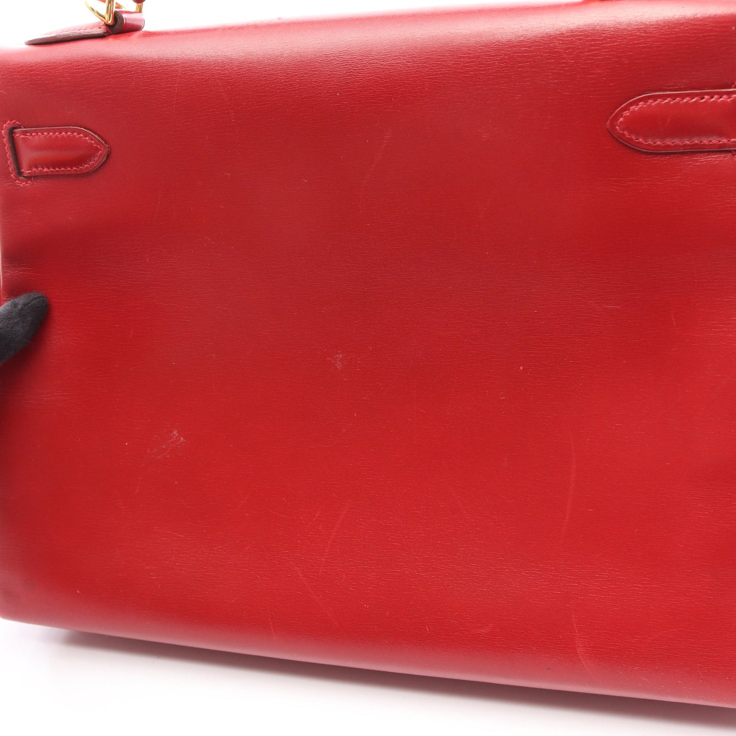ケリー32 内縫い 2WAY ハンドバッグ タデラクト レッド ゴールド金具 □F刻印 エルメス バッグ HERMES