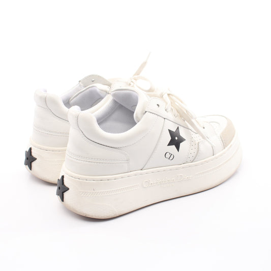 Dior Star プラットフォーム スニーカー レザー ホワイト クリスチャンディオール