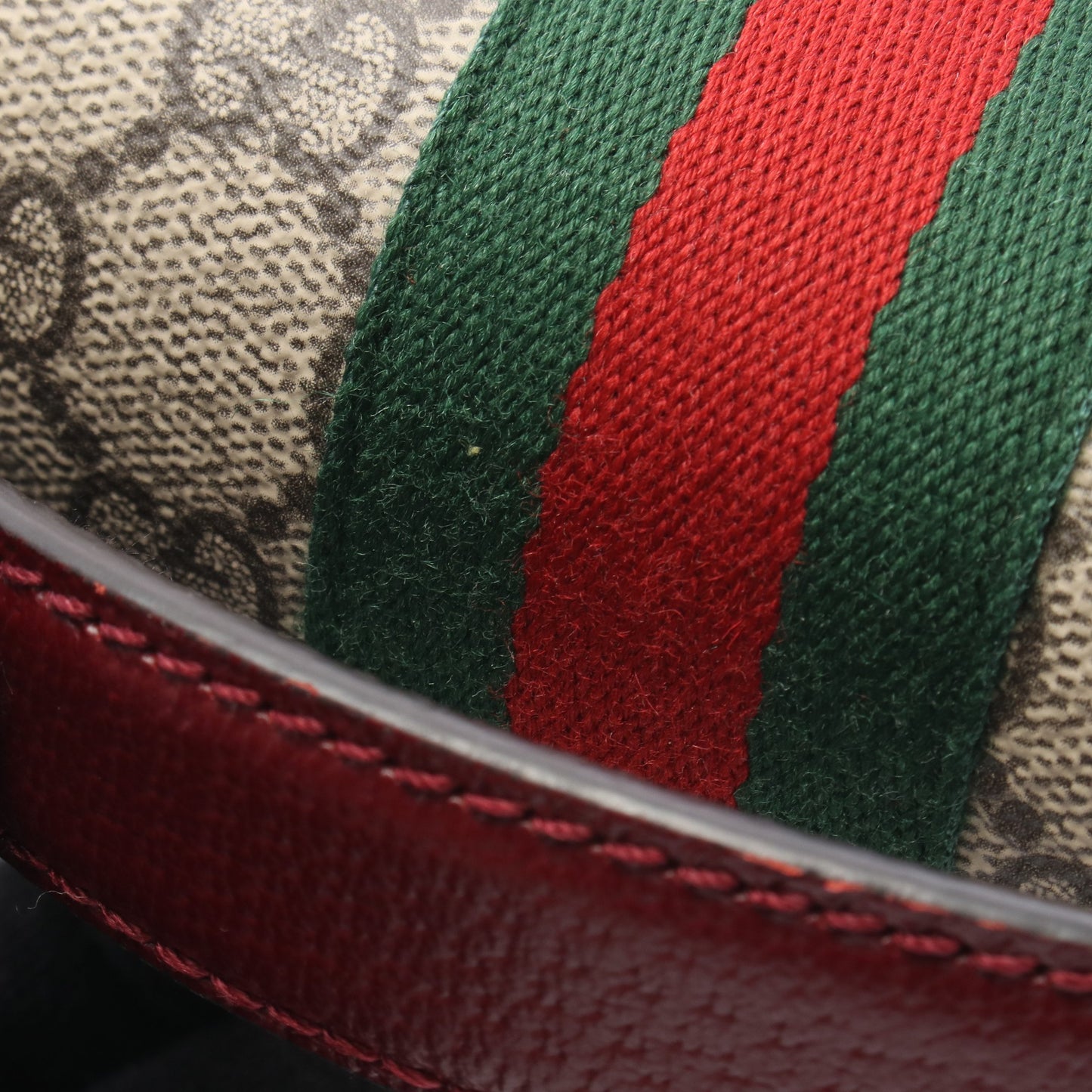 オフィディア スモール トップハンドルバッグ 2WAY ハンドバッグ PVC レザー ベージュ ブラウン ボルドー グッチ バッグ GUCCI