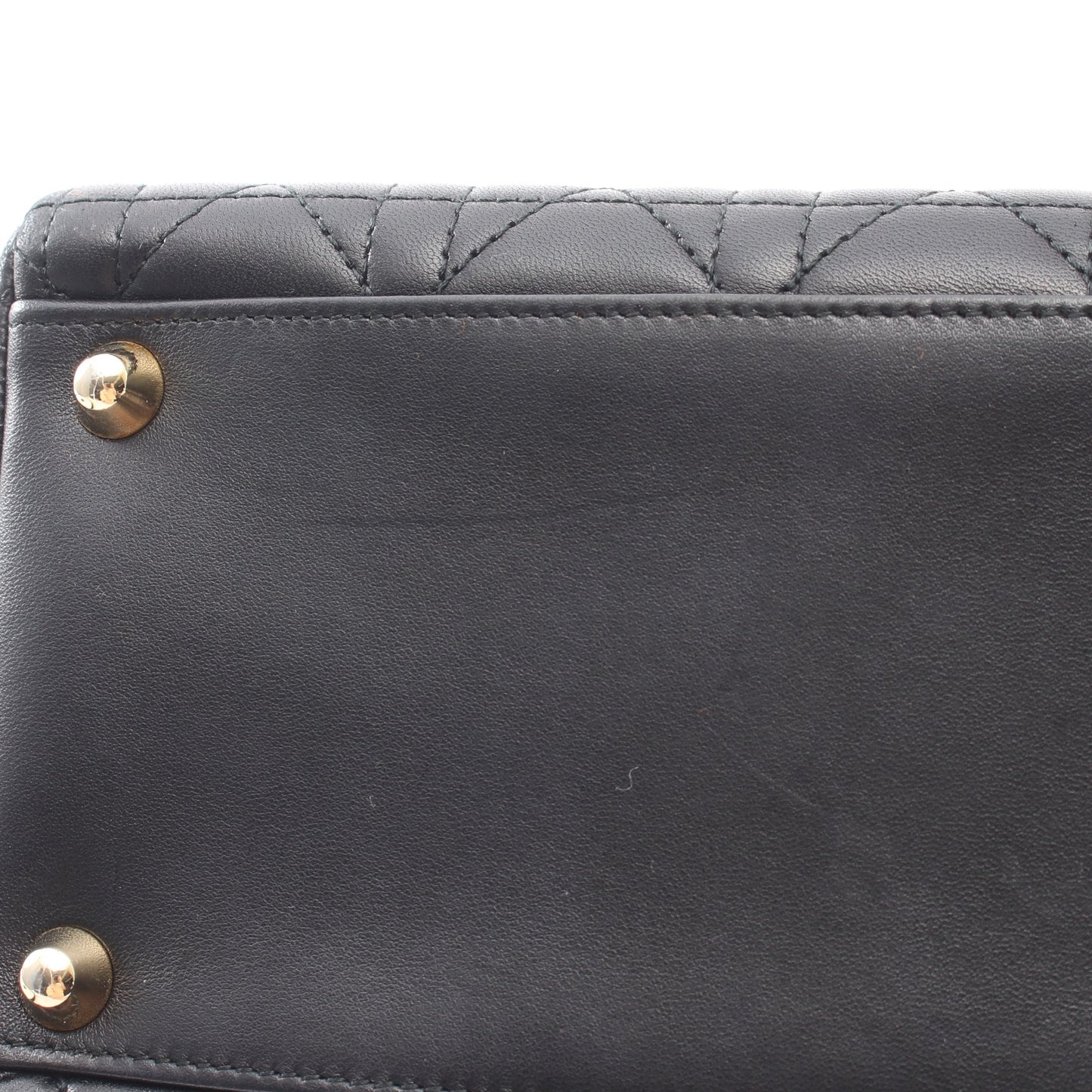 レディディオール ラージ カナージュ ラージ 2WAY ハンドバッグ レザー ブラック クリスチャンディオール バッグ Christian Dior